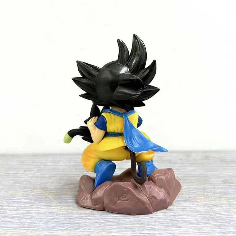 Anime Dragon Ball Z Figure Goku Figure Goku Embrace Pura 8.5cm PVC Anime Collectible Model Toys Gifts