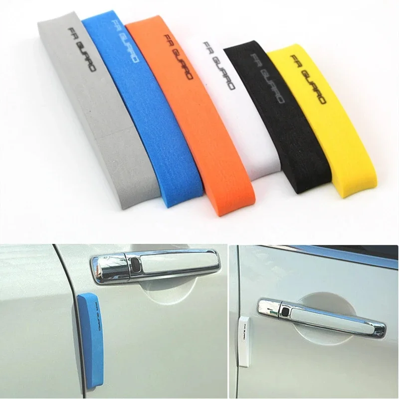 Car Door Edge Protector 4Pcs Pack, Rubber Anti-scratch Bumper Sticker, Universal Auto Door Decor Guard Protection Accessories