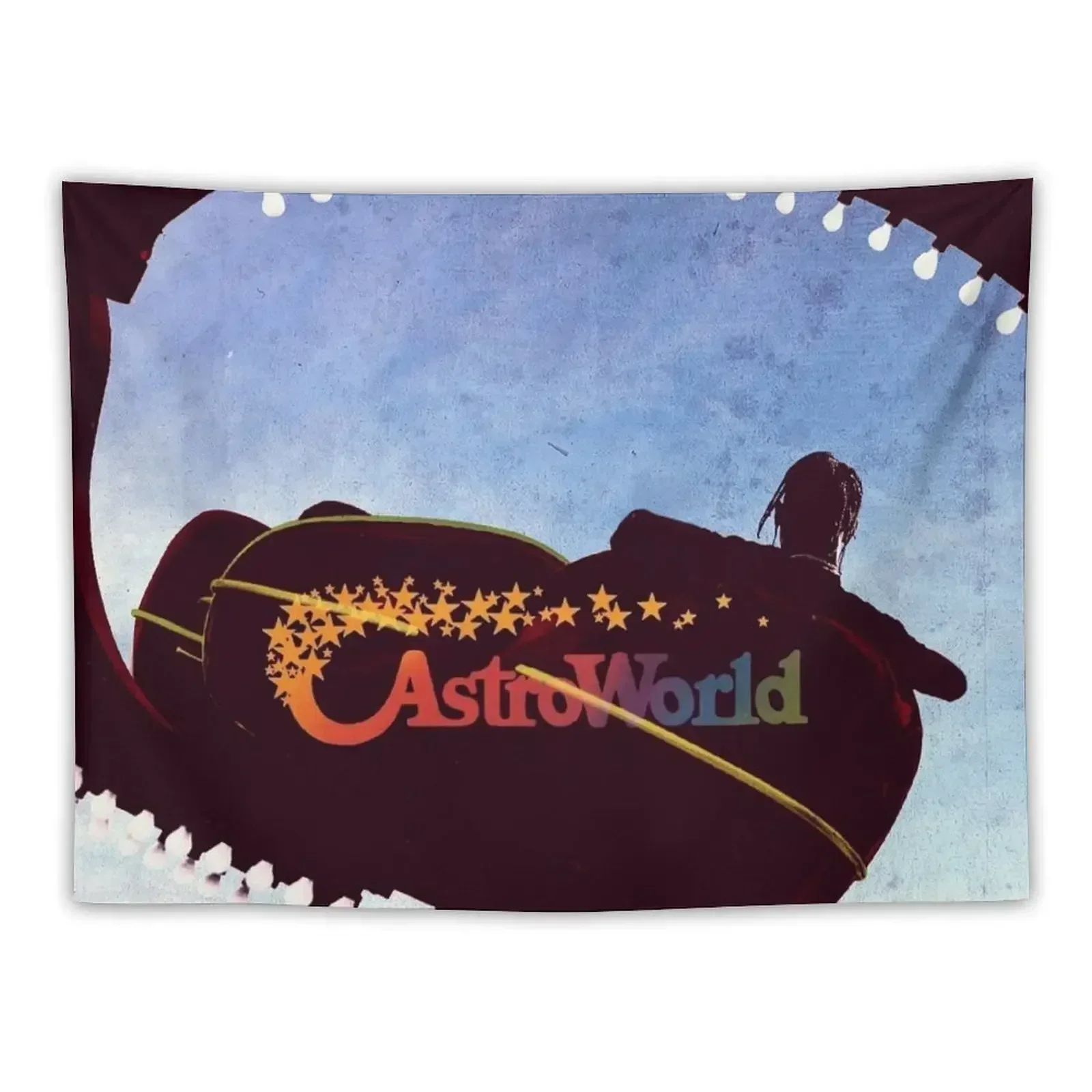 Greetings from Astroworld fan cover Tapestry Cute Room Things Decoration Home Bathroom Decor Tapestry