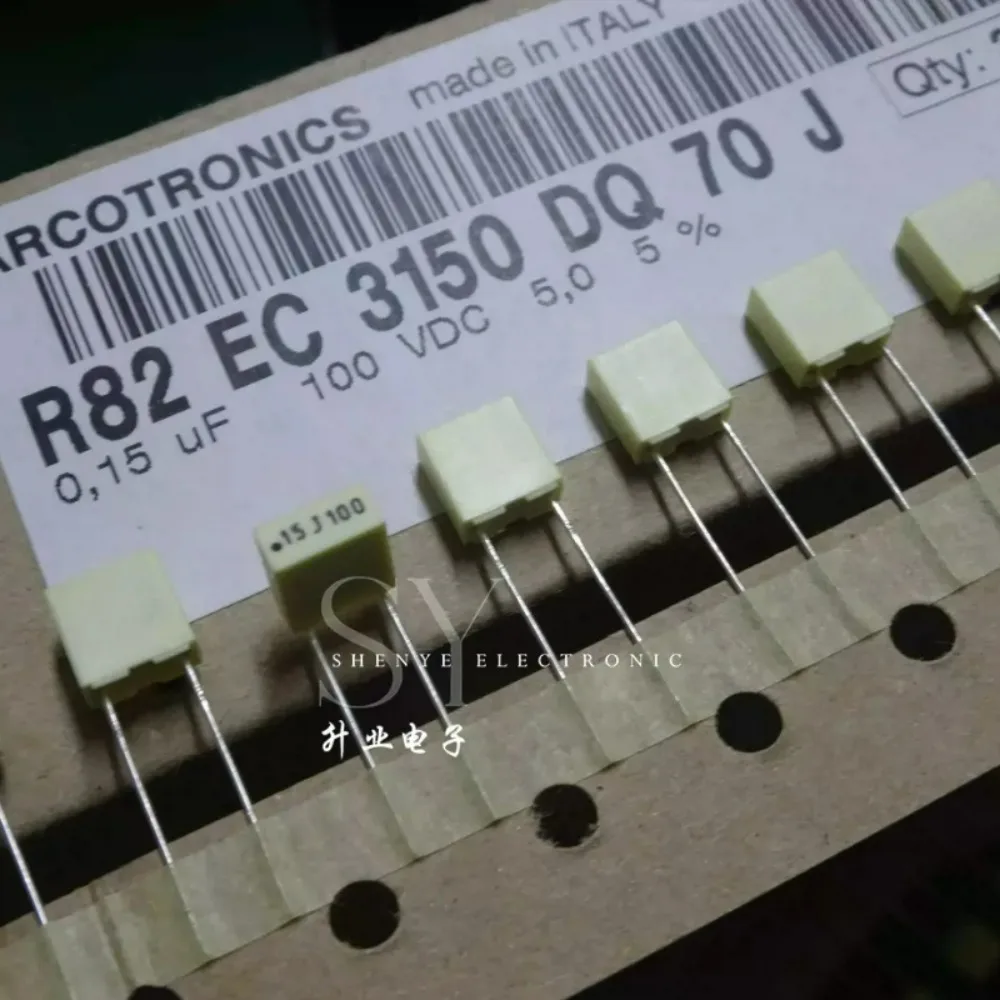 10pcs/lot AV R82 0.15uf 100V 150nf u15 154 J Brand New 5mm General Purpose Metallized Polyester Film Capacitor R82EC3150DQ70J