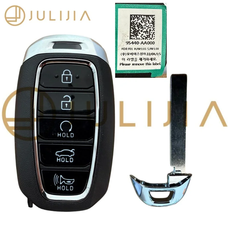 JULIJIA 95440-AA000 Original 6A Chip 433MHz For Hyundai Avante Elantra 2021 2022 2023 Proximity Remote Control Key MBEC5FOB2004