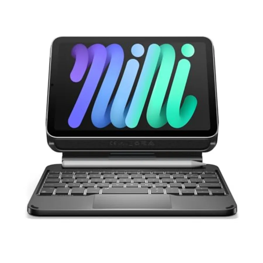 

for A1 Pro case with keyboard: magnetic floating cantilever stand trackpad pencil holder backlit keyboard compatible with 2024