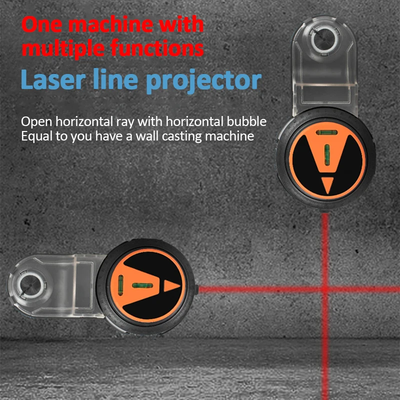 Laser Marking Dust Collector 2 in 1 Laser Level Dust Collector Detachable Wall Suction Vacuum Rechargeable Dust Cleaning Tools