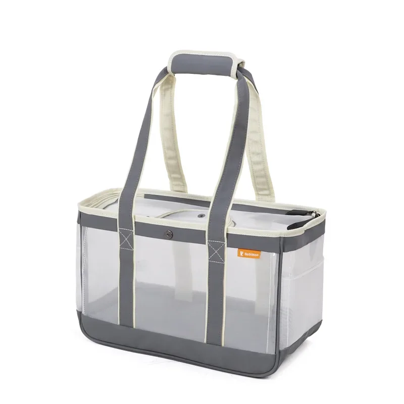 

DODOPET Outdoor Pet Summer Travel Tote Bag Cat Teddy Imitation Cotton Wool Small Dog Going Out Portable Dog Breathable Pet Bag