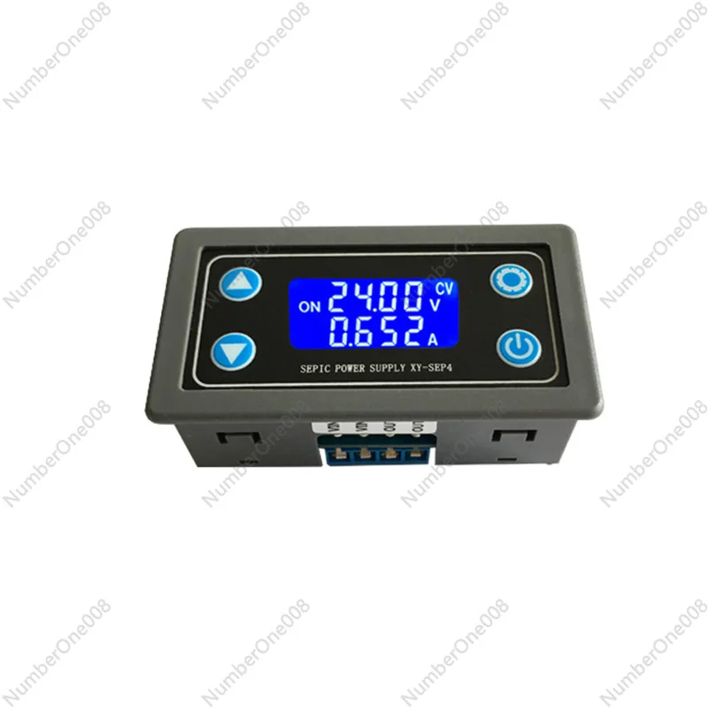 SEP4 Adjustable Automatic Boost Buck Power Supply Module Constant Voltage Current LCD Solar Charging Step-Down with Case
