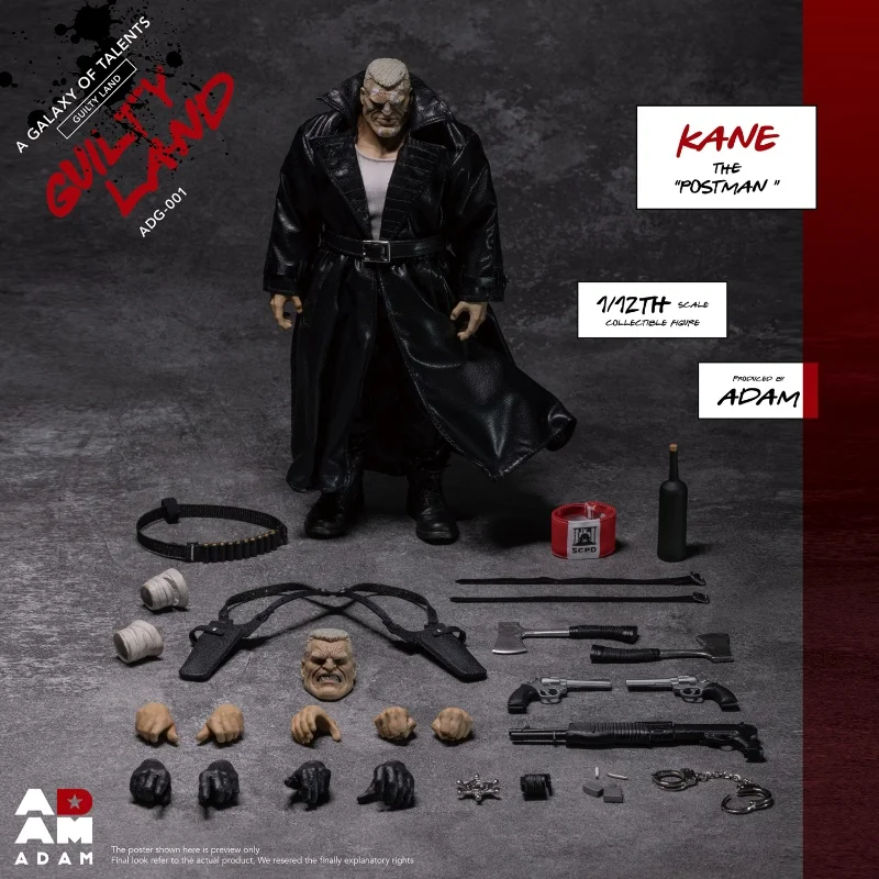 Pre-Sale 1/12 Muff Toys Adam Guilty Land The Post Man Kane ADG-001