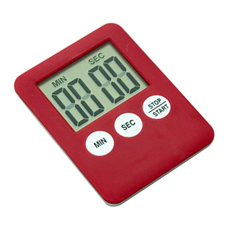 Kitchen Timer Magnetic LCD Digital Countdown Timer Cooking Timer Alarm Clock Home Kitchen Accessories 53*70*9mm