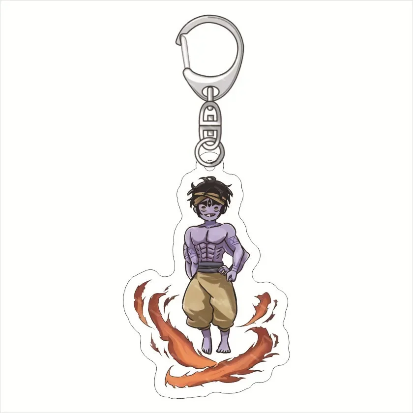 Anime Record of Ragnarok Acrylic Keychain Cartoon Figure Sasaki Kojirou Jack Pendant Key Ring Holder Cosplay Fans Jewelry Gift