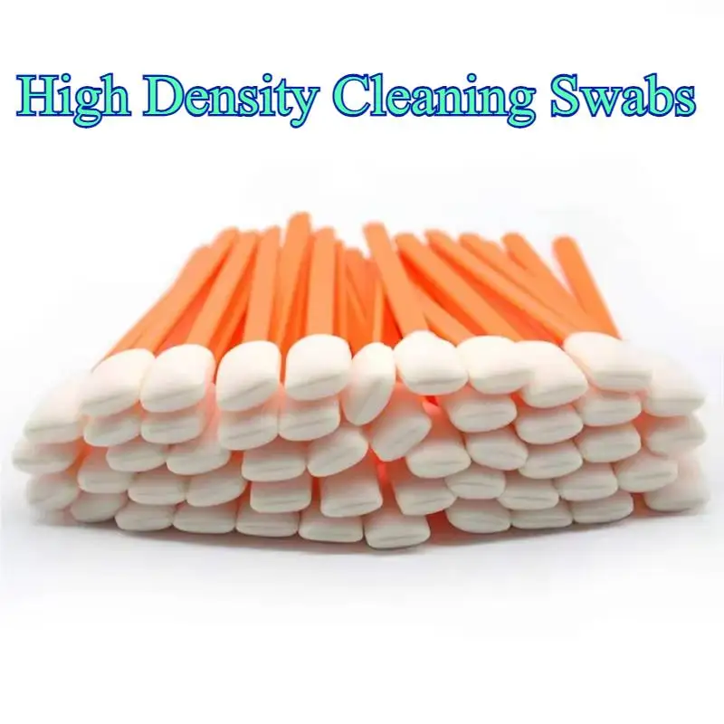 Cabeça de impressora dtf uv kit vara limpeza industrial solvente algodão limpo vara cotonete espuma tinta esponja aplicador haste limpa