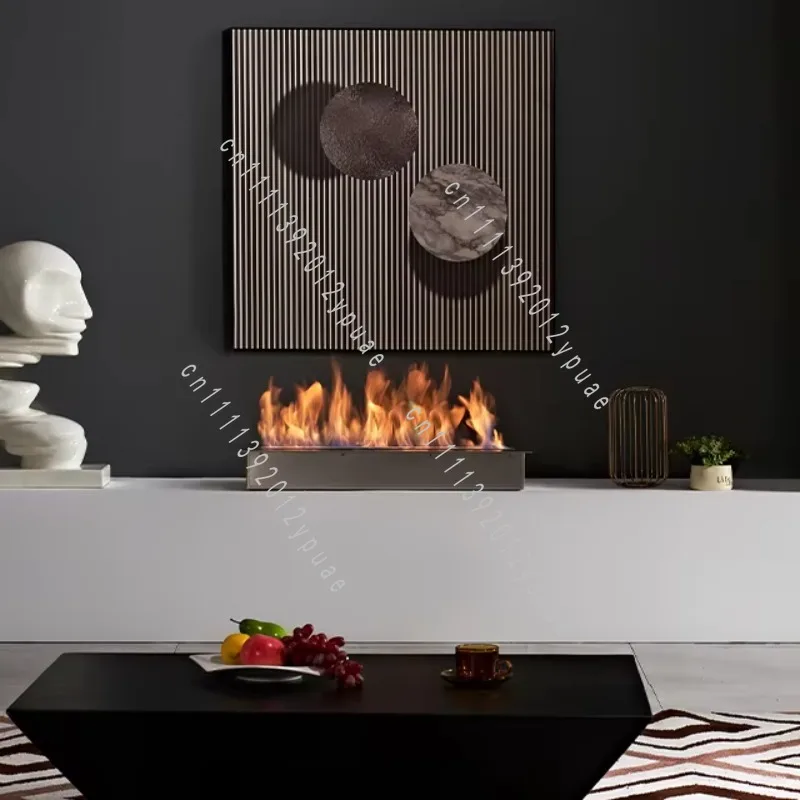 1000mm Modern Ethanol Fireplace Insert Stainless Steel Burner Bio Alcohol Indoor Fire Bowl for Home Decoration