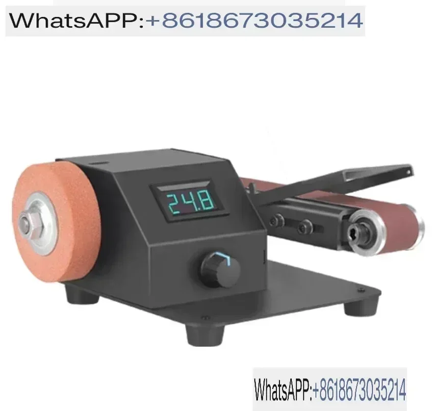

Electric Mini Belt Sander DIY For Knife Making Upgrade Timber Sharpening Belt Sander Abrasive Belt For Wood Metal Knife Leather