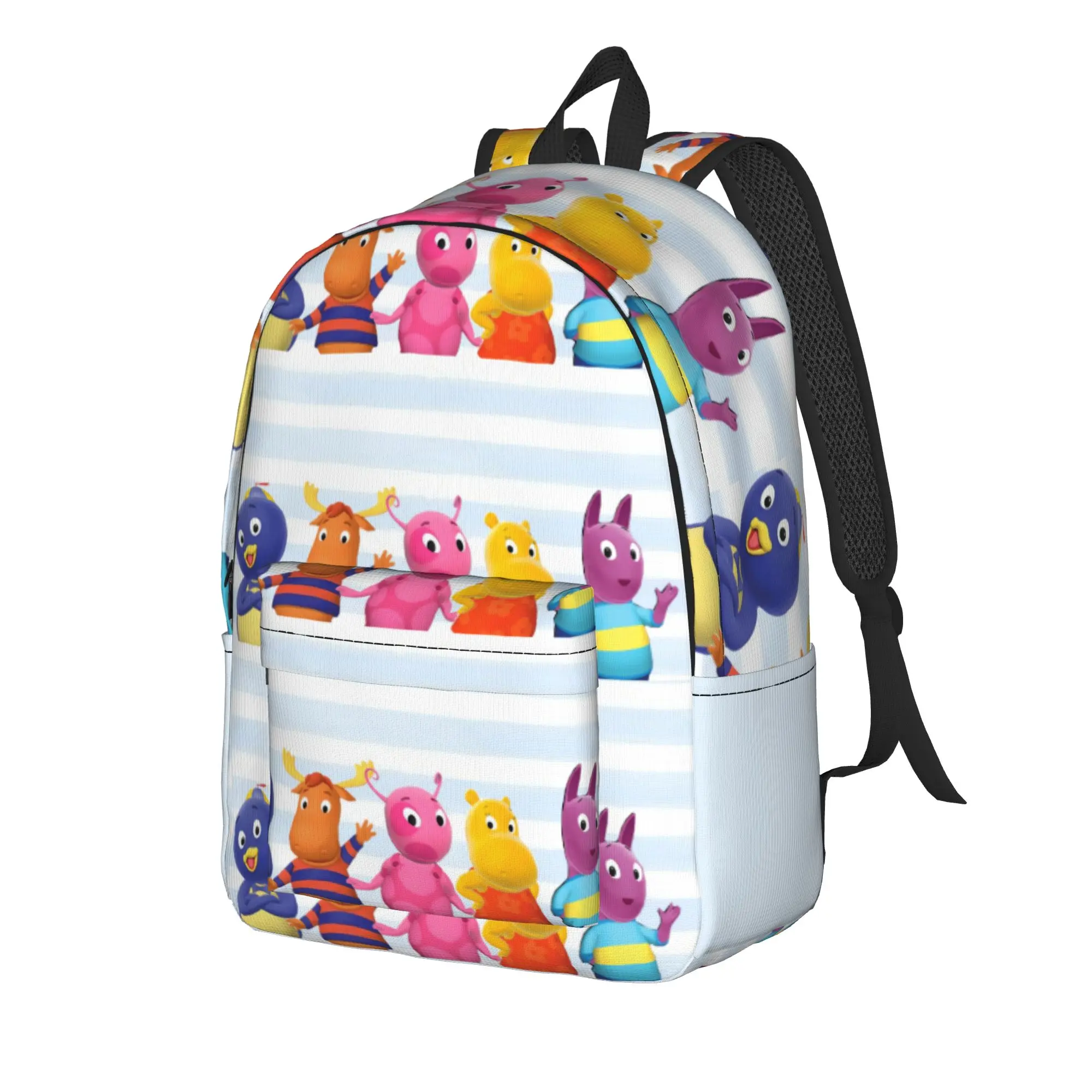 The Backyardigans Backpack  Workout Backpacks Male Casual School Bags Custom Durable Rucksack