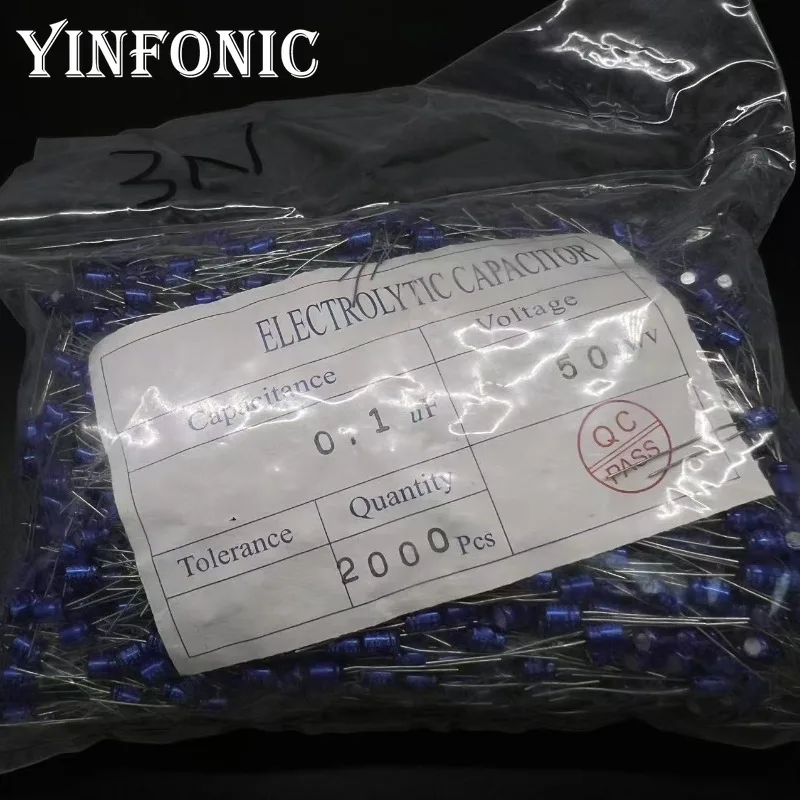 20 Pz/100 Pz 0.1uF/50V ELNA Non polare Blu CE-BP 4x7mm 50V0.1uF HiFi FAI DA TE Audio Condensatore Elettrolitico