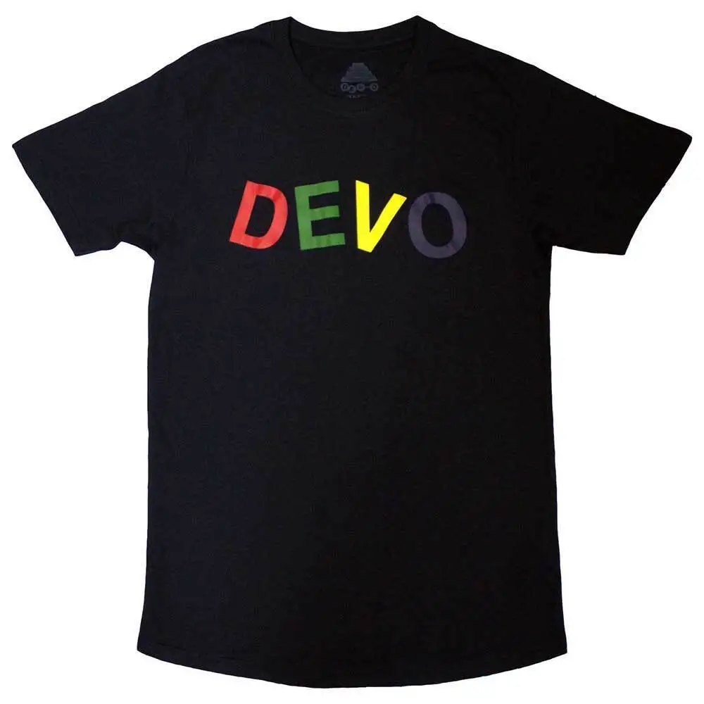 Devo 'Logo' Black T Shirt New Official