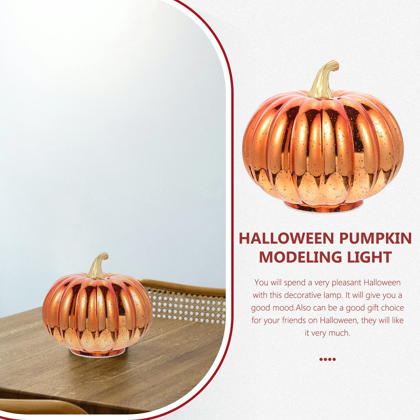 

Halloween Decorative Pumpkin Light Premium Material Decorative Night Lamp for Bedroom Ktv Mall Table Lamp Halloween Supply Party