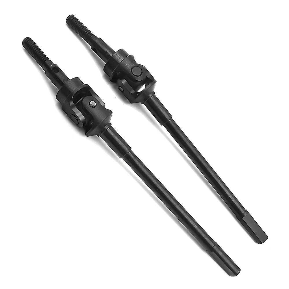 MIBIDAO Hard Steel ด้านหน้า/ด้านหลังเพลาไดรฟ์ CVD Shafts สําหรับ Axial SCX10 II 90046 1/10 RC Crawler รถอะไหล่อัพเกรด