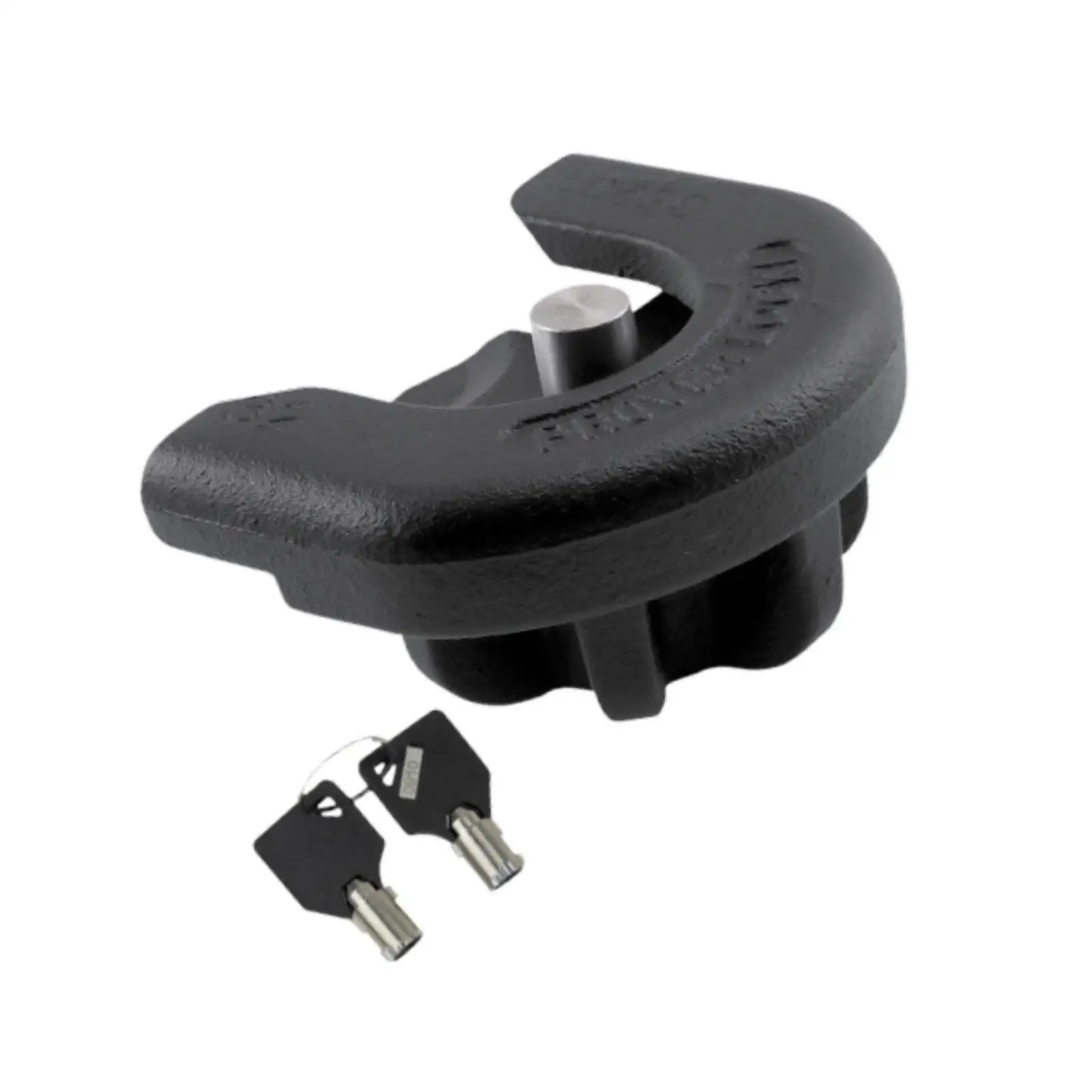 

Trailer Hitch Lock Heavy Duty Towing Hook Lock Professional Black Utility