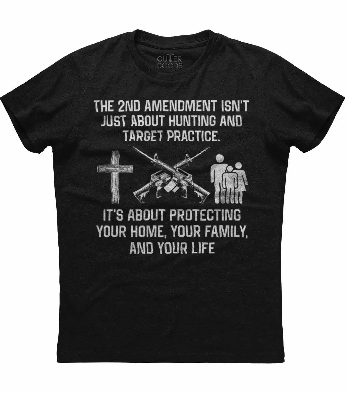 The 2nd Amendment Personalized Graphic Phrase printed T-Shirt. Summer Cotton O-Neck Short Sleeve Mens T Shirt New S-3XL