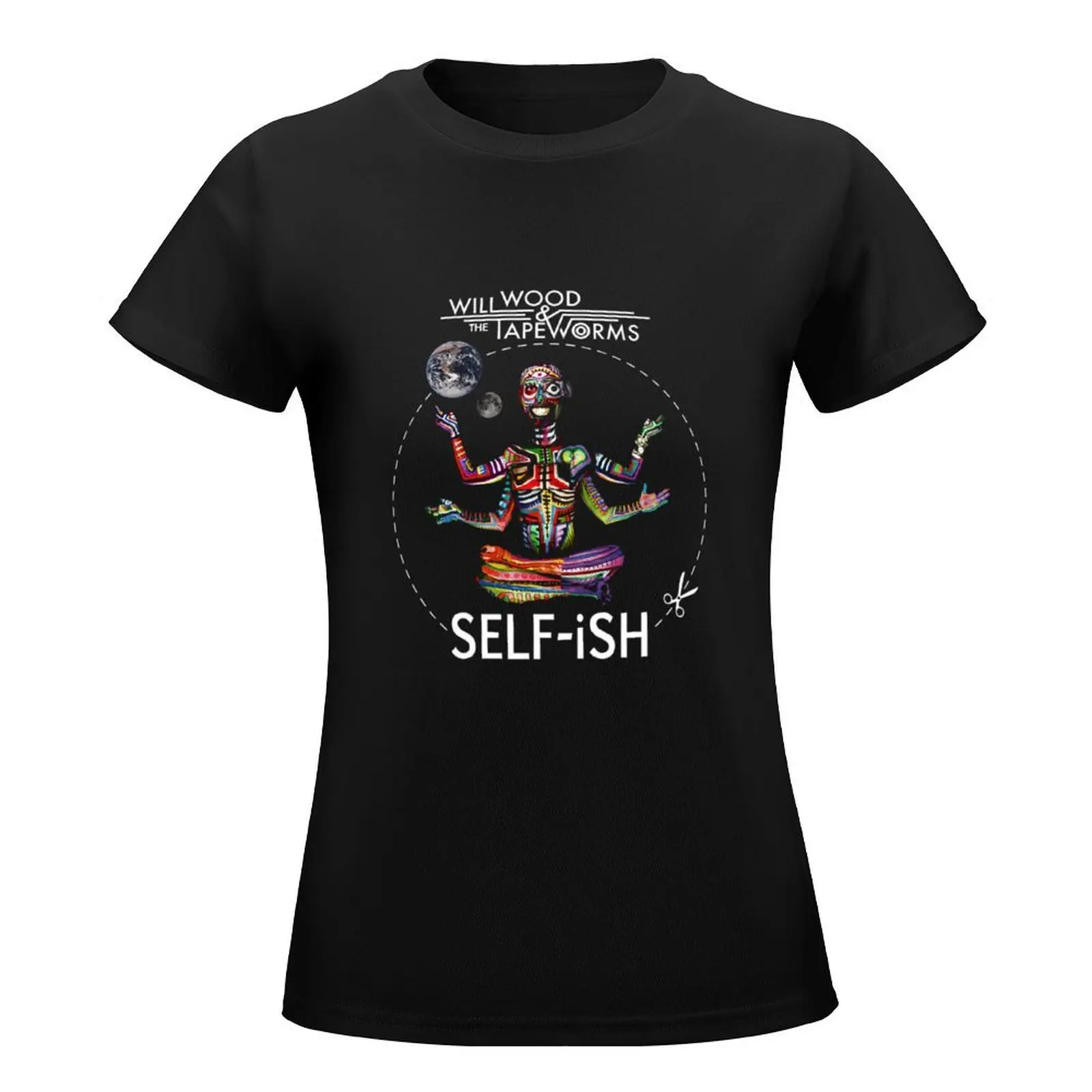 Selfish Self-ish Will Wood T-Shirt aesthetic clothes tees hippie clothes spring clothes Women 2024