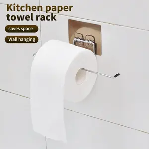 1/2pcs hanging rolling storage paper no-punch bathroom toalheiro kitchen wipe rack home organizer racks 10 Main Sales to the toalheiro - №10