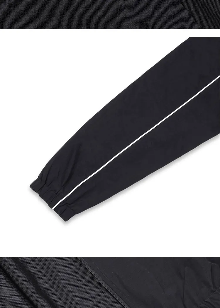 Jinx Team Schwarze Jacke Unisex Windjacke Sportmantel Männer Frauen Lose Track Activewear Langarm Top Stickerei Y2k Outer – Detail 7