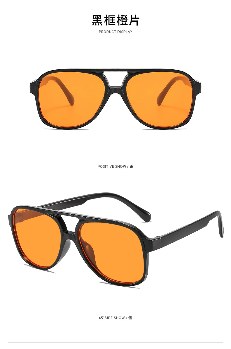 Neue PC-Rahmen runde Sonnenbrille Frauen Männer Vintage Marke quadratische Sonnenbrille für männliche Sonnenbrillen weibliche Brillen Anti-Blend-Sonnenbrille – Detail 11