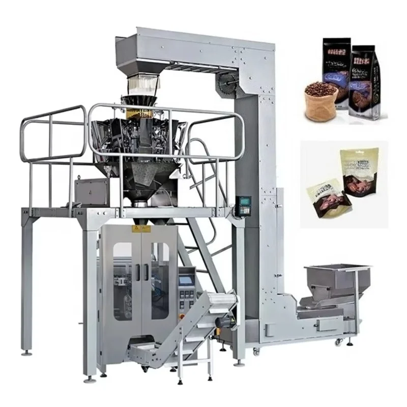 Customized Automatic Granule Premade Doypack Filling Packing Machine For Coffee Beans Candy Seeds Grain Pouch