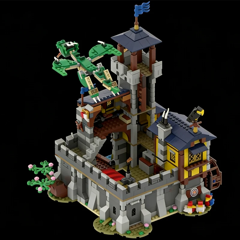 1404-teiliges City Engineering Falcon's MOC Modulares Baustein-Set Kreatives Design Pädagogisches DIY Jungen-Spielzeug Geburtstagsgeschenk