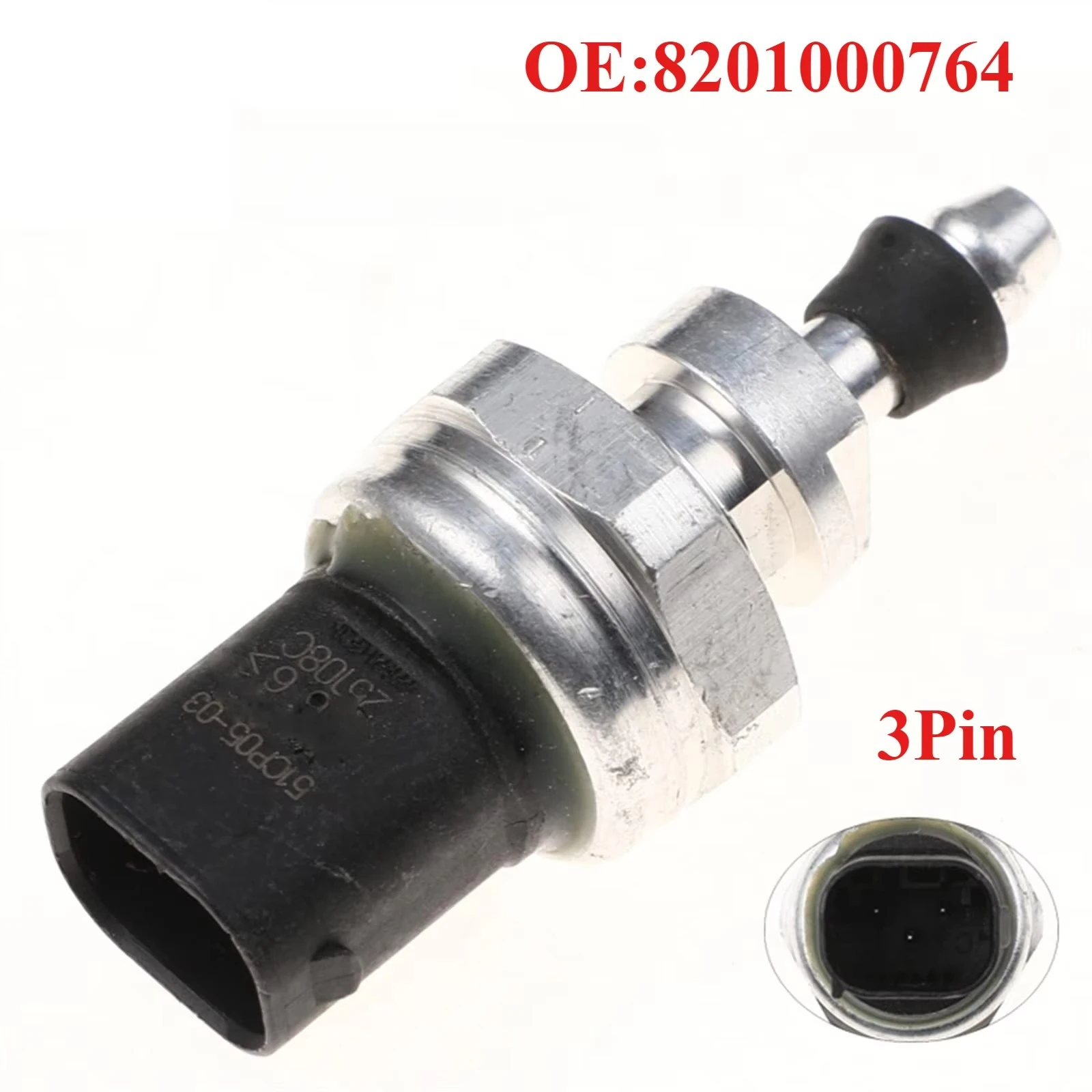 

8201000764 For Renault NISSAN JUKE NV400 QASHQAI Vauxhall Dacia 1.5 1.6 2.0 2.3 DCi Vacuum Boost Exhaust Air Pressure SensorCar