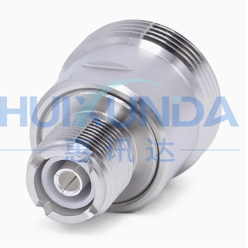 1PC Adapter PL259 Female SO239 UHF to L29 7/16 DIN Female RF Coaxial Adaptor Converter 50ohm Connector DIN/UHF-KK