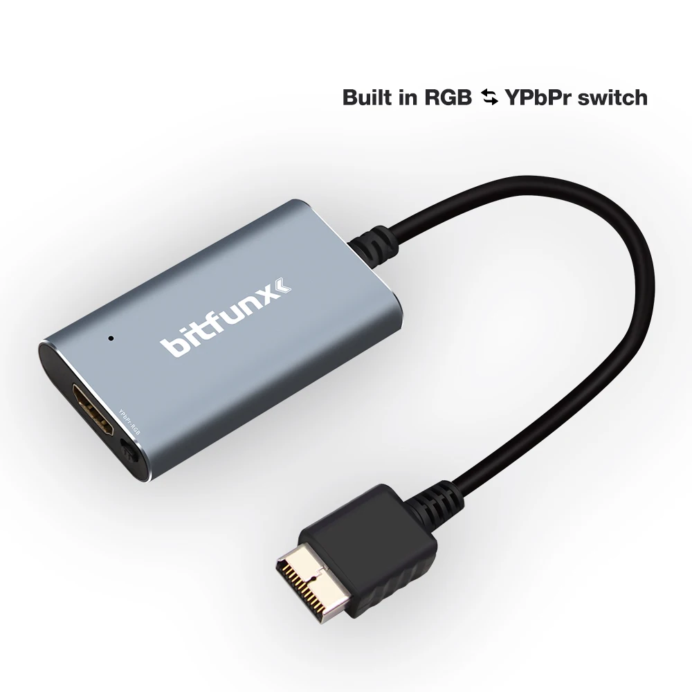 محول فيديو PS1 PS2 HDMI HD PS2 مع محول RGB YPbPr إلى محول التلفزيون