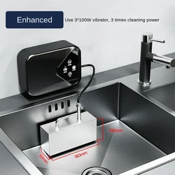 Ultrasonic Dishwasher Commercial Household Desktop Intelligent Portable Small Free Installation Independent