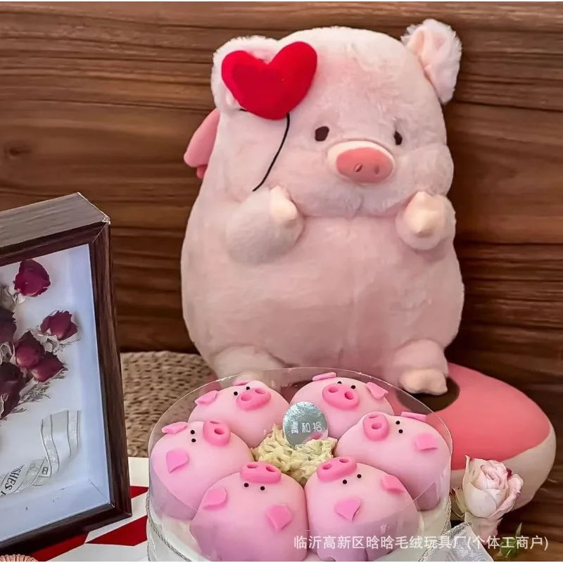 

Creative 30cm Simulation Pig Pink Stuffed Animals Plush Cartoon Anime Soft Fluffty Dolls Xmas Birthday Gift Kid Toys Decor