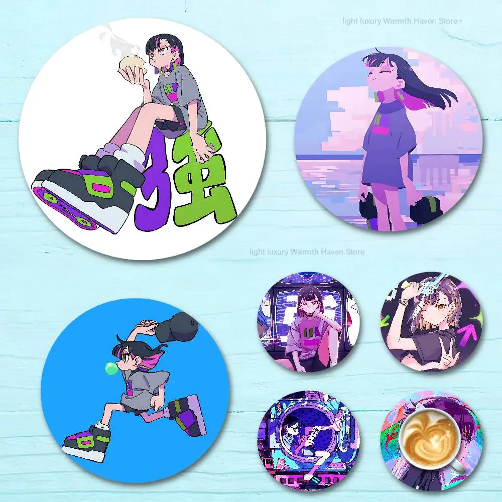 

Z-ZUTOMAYO Keisoudo wooden anti-slip coasters suitable for home office and theme party decoration