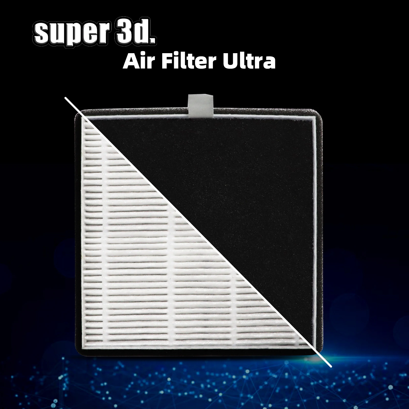 Für Creality K2 Plus Luftfilter-Upgrade HEPA + Aktivkohle K2 Pro Upgrade HEPA-Filterersatz 3D-Drucker Zubehör – Detail 13