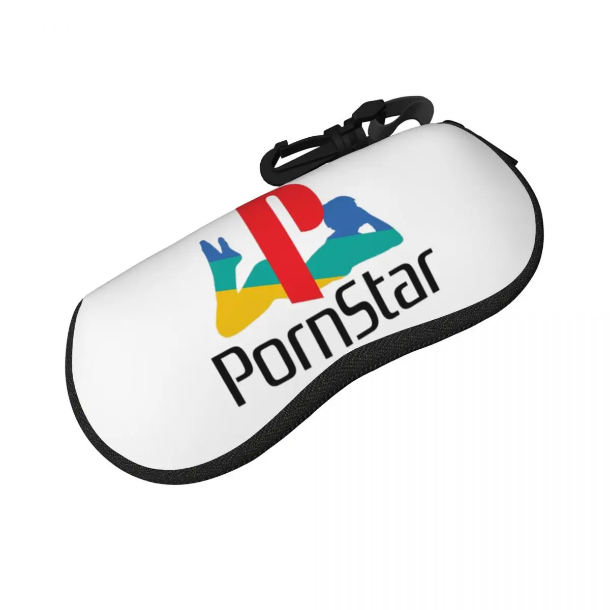 Ps Pron Star White Shell Glasses Case صندوق النظارات الشمسية الواقي للنساء والرجال حقيبة النظارات الناعمة