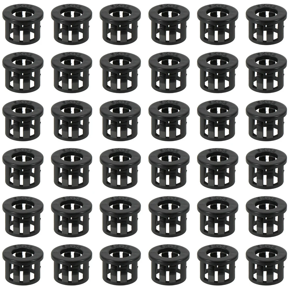 

200Pcs Nylon Cable Grommets Snap Bushing Protect Wire Organize Desk Hole Cover Cord Organizer Office Appliance Kitchen Wire