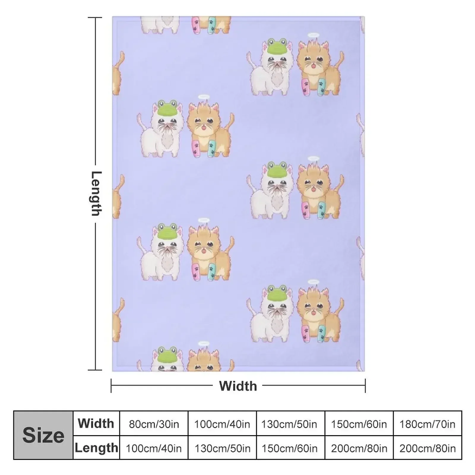 Wisp and Tater Tot Throw Blanket christmas gifts Tourist Summer Beach Blankets