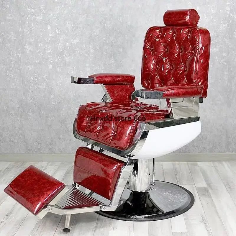 Barber Shop Chair Can Be Put down, Scraping and Trimming for Hair Salon