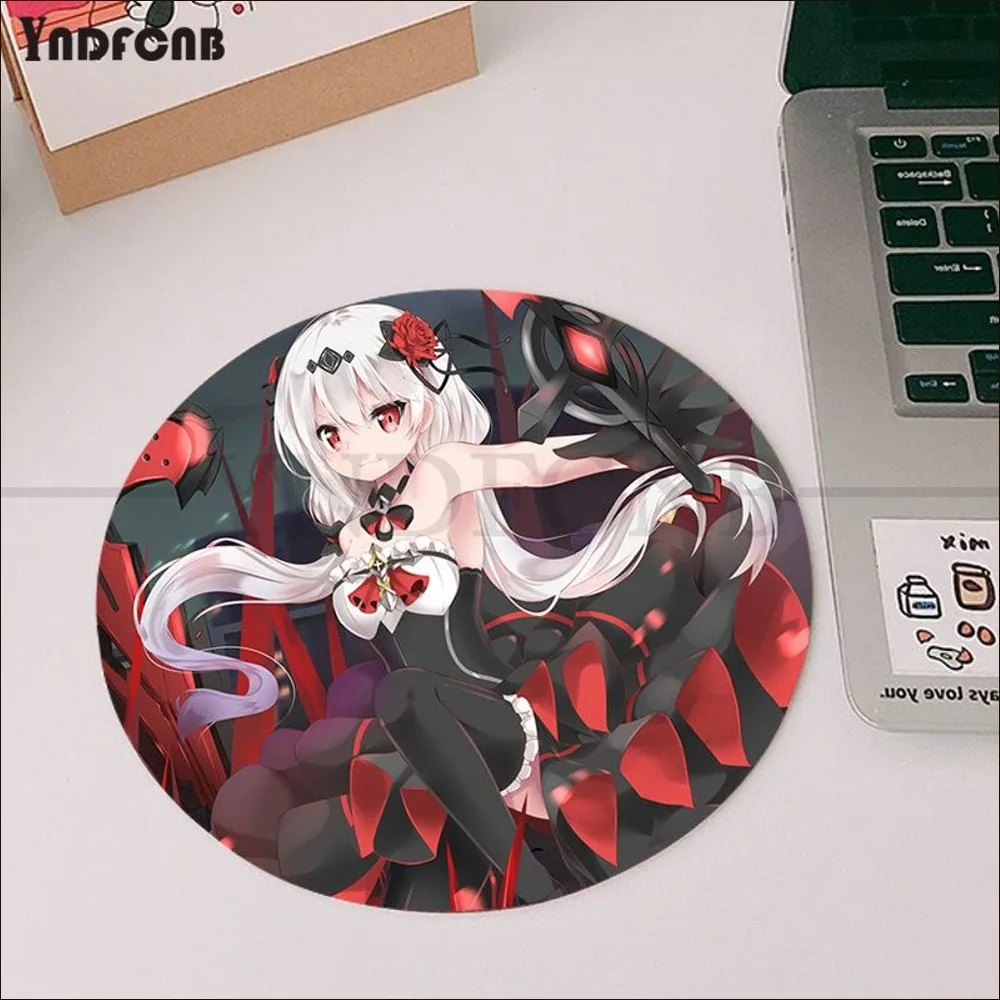 Honkai Impac Mousepad Round Custom Skin Desktop Desk Mat Gaming Accessories Students Writing Pad Mouse Pad for PC Mouse Carpet