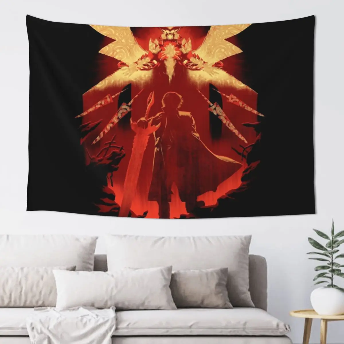 

Red Hunter Tapestry Room Decoration Accessories Cute Room Things Tapestry