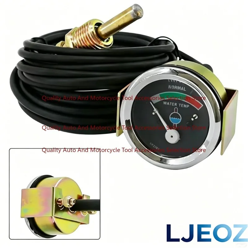 Water Temperature Sensor Gauge Water Temp Gauge Dual 12V 24V Compatibility Iron Construction For Engine Monitoring