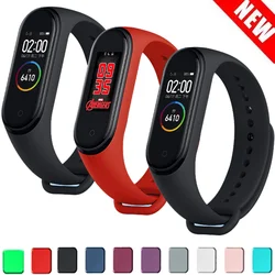 Watch Strap For Xiaomi Mi Band 7 6 5 4 3 Wristband Silicone Bracelet Wrist Straps MiBand 3/4 band5 band6 Smartwatch Accessories