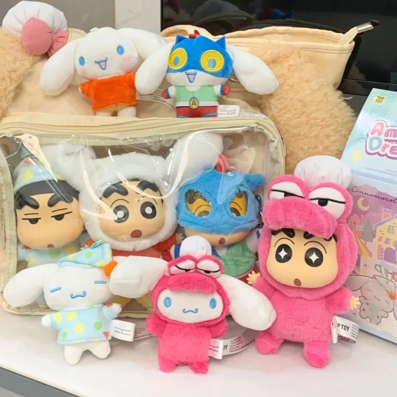 

В наличии оригинальный Cinnamoroll карандаш Шинчан развлечения Dreamland серии виниловая глухая коробка кулон кукла загадочная коробка подарок-сюрприз
