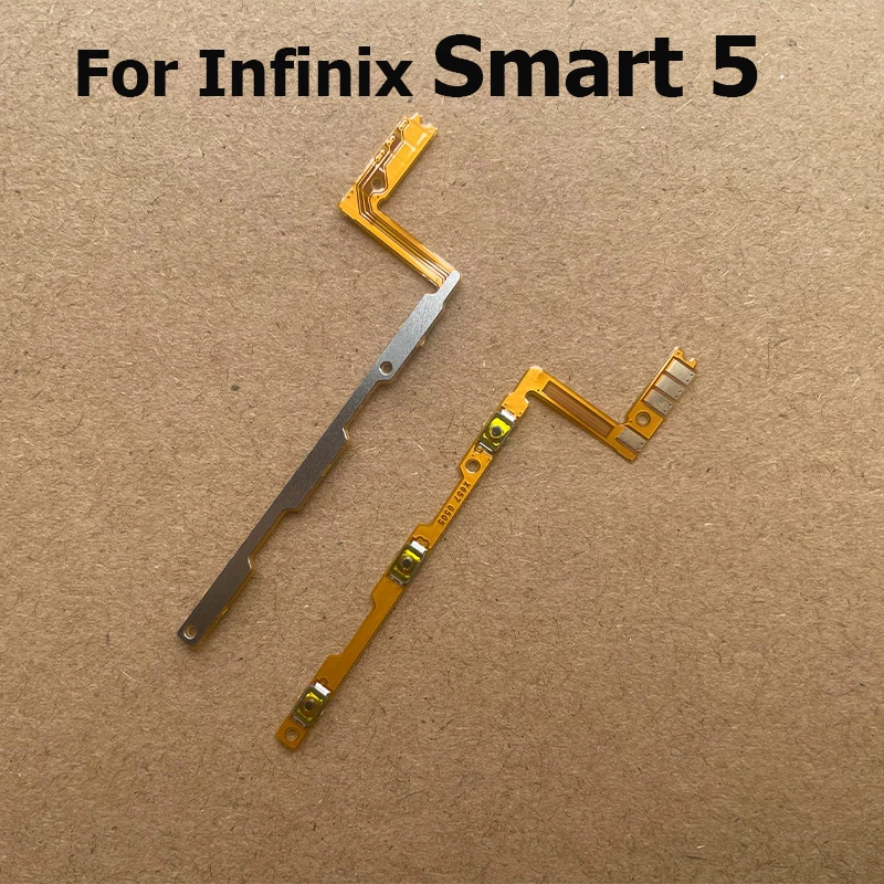 Power Flex For Infinix Smart 8 7 6 5 Pro Plus HD Switch Power On Off أزرار الصوت كتم التحكم مفتاح الشريط الكابلات المرنة
