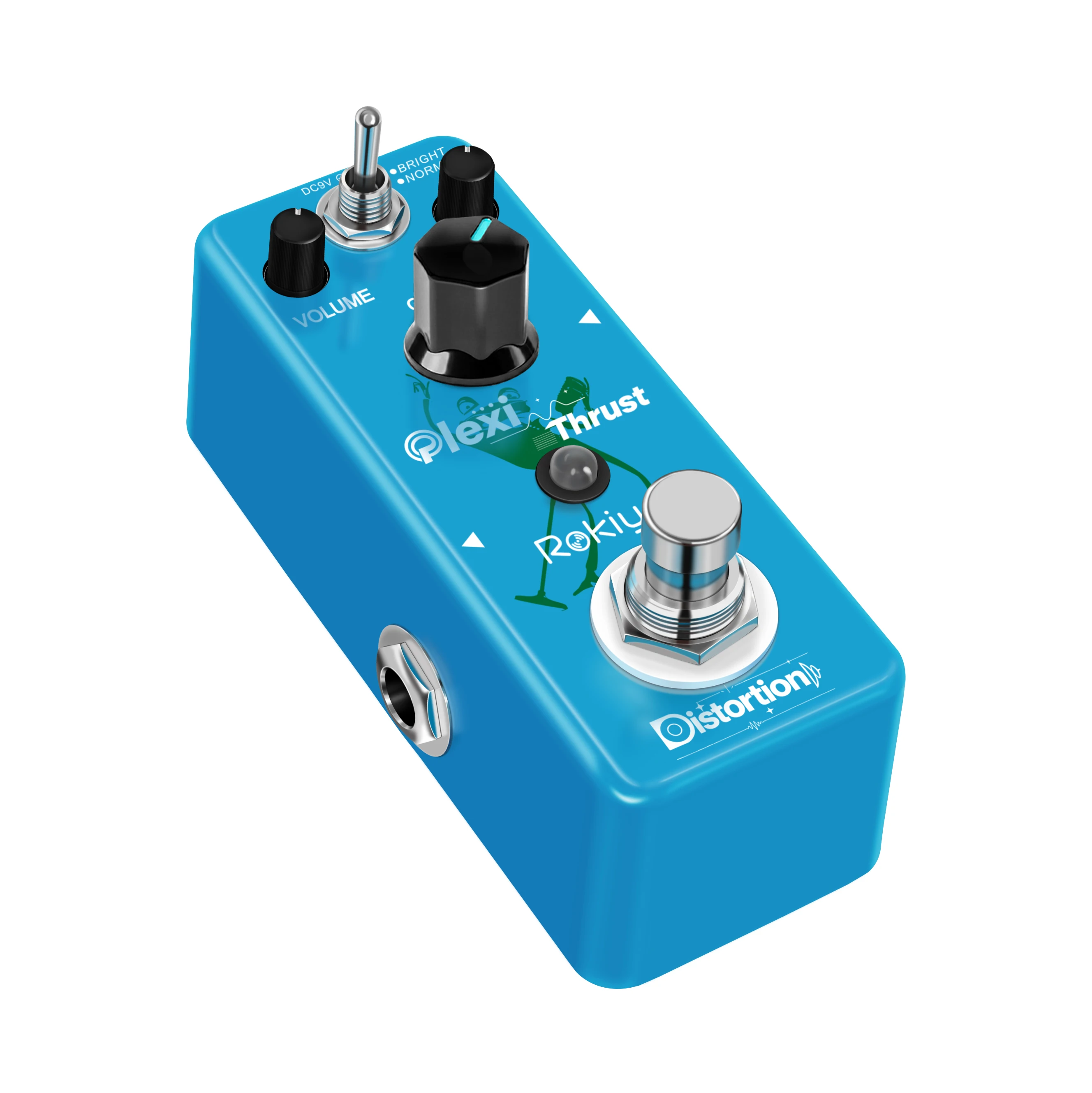 Rokiyo Plexi Thrust Distortion Guitar Effect Pedal Classic Plexi JCM800 Vintage Tone  Stompbox for Rock Metal Guitar Bass view 3