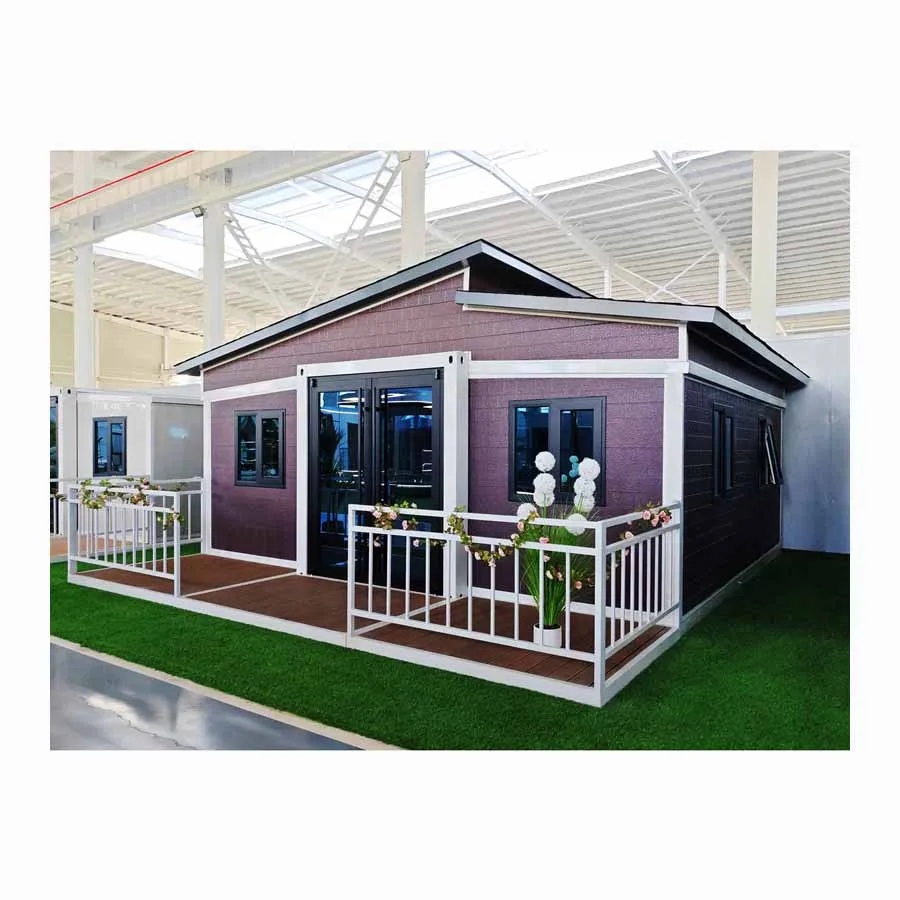 Modular Prefabricated Steel Container Housing Portable Easy-to-Assemble Modern Design Hotel Shop Use Flat Pack Detachable Units