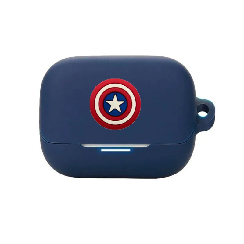 حافظة سماعة أذن Beast Kingdom Marvel لهاتف Anker Soundcore K20i من السيليكون لسماعات الأذن اللاسلكية صندوق شحن غطاء حماية مع خطاف