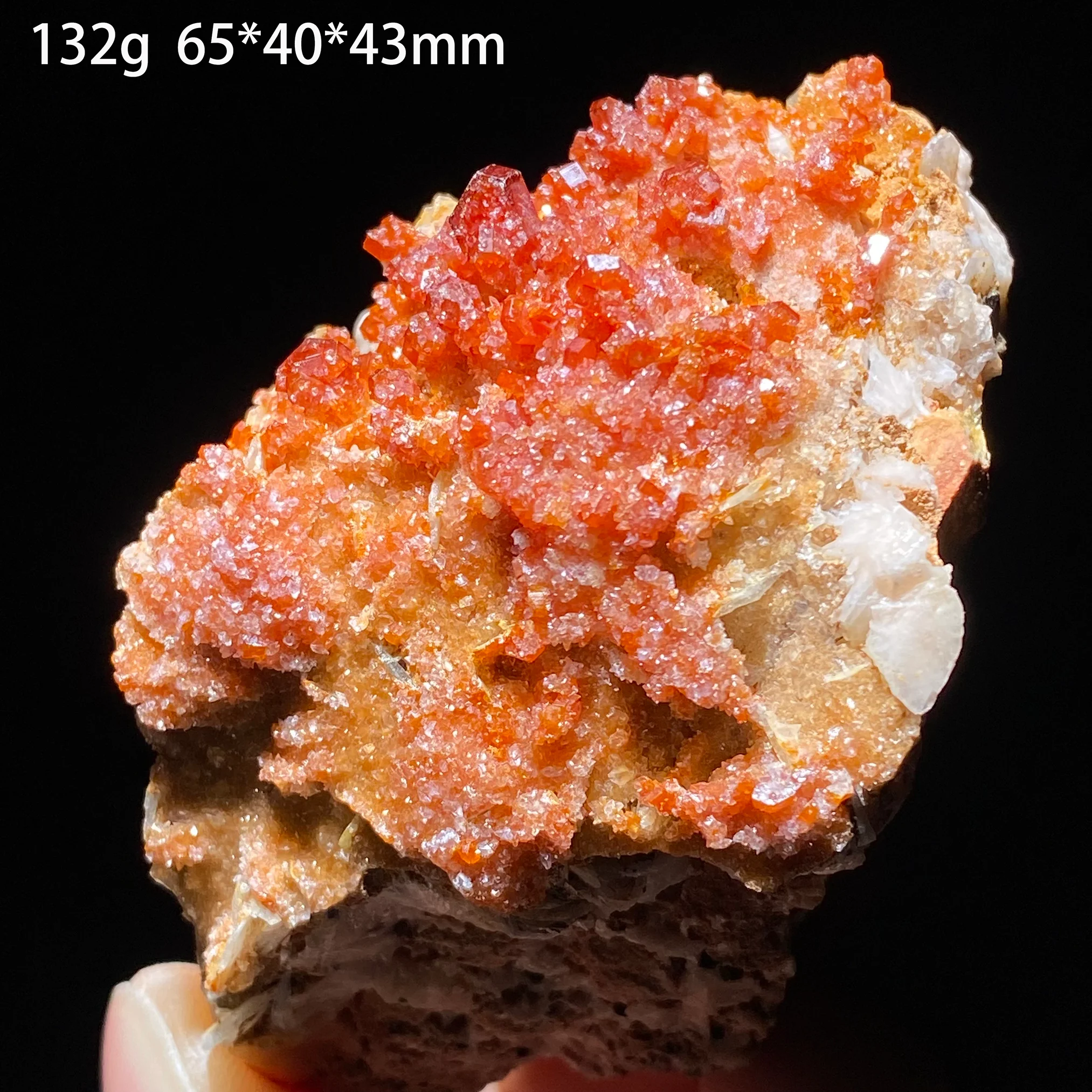 Pure Natural Vanadinite Ore Specimen for Feng Shui Healing Meditation Teaching Home Decorations Ornament Gift