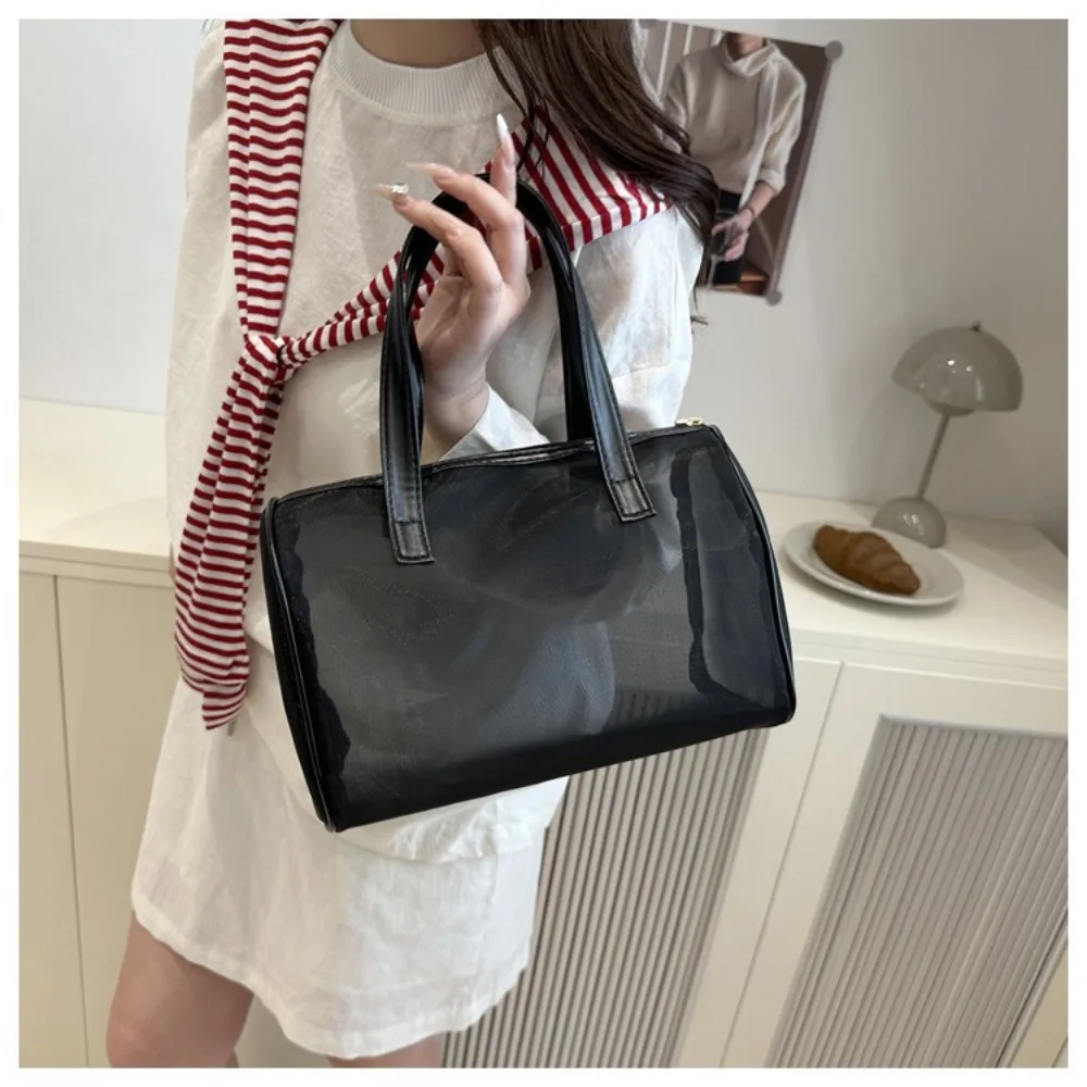 

New Portable Wash Bag Mesh Large Capacity Tote Makeup Bag Beach